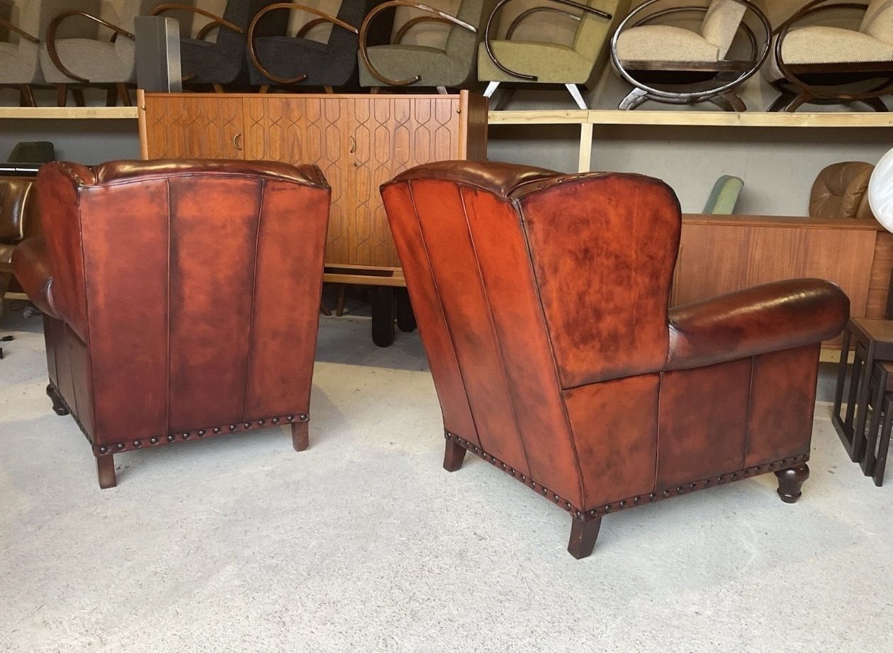 Wesley Hall Armchairs With Ottoman, Antique Farmhouse Style photo Furniture