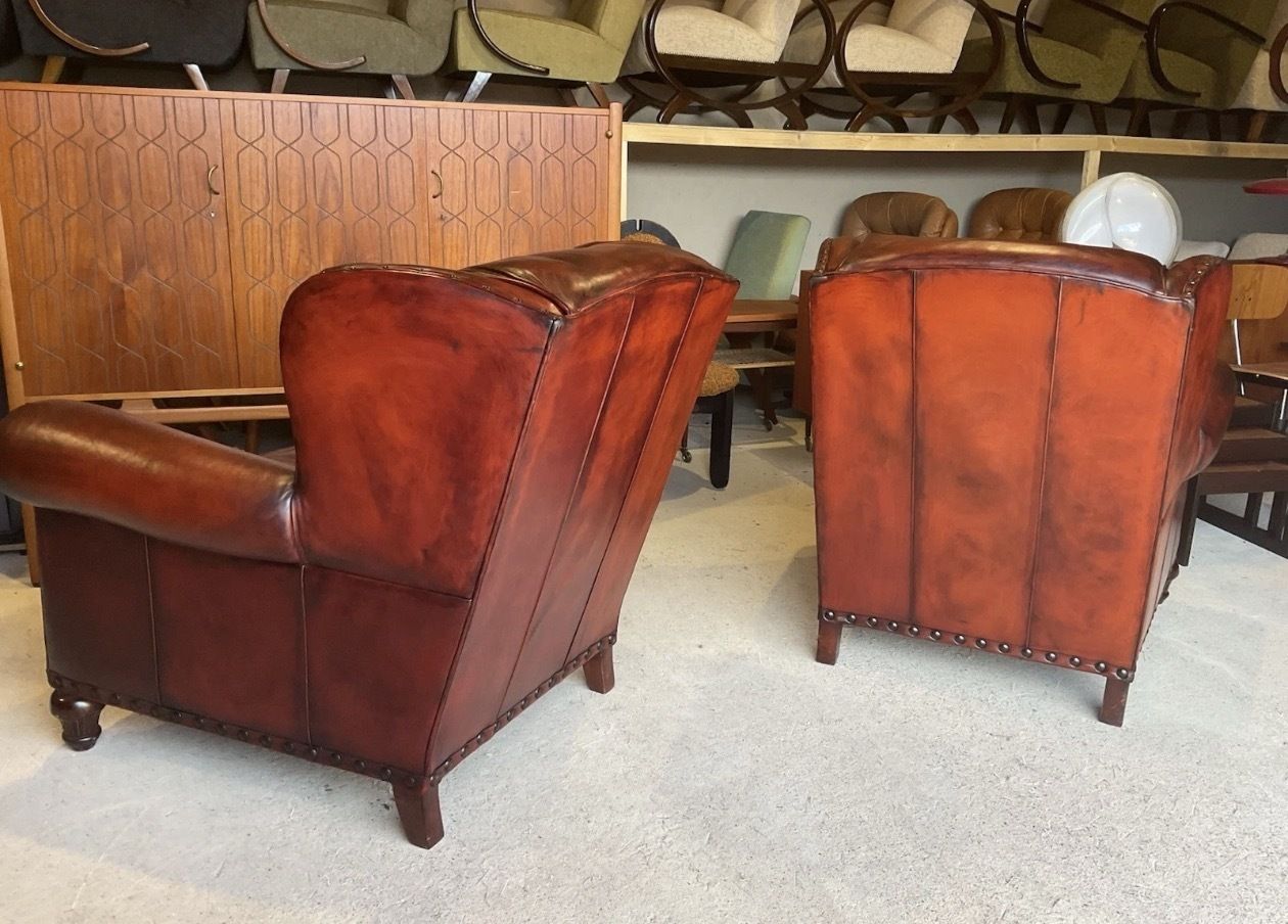 Wesley Hall Armchairs With Ottoman, Antique Farmhouse Style photo 2265.0