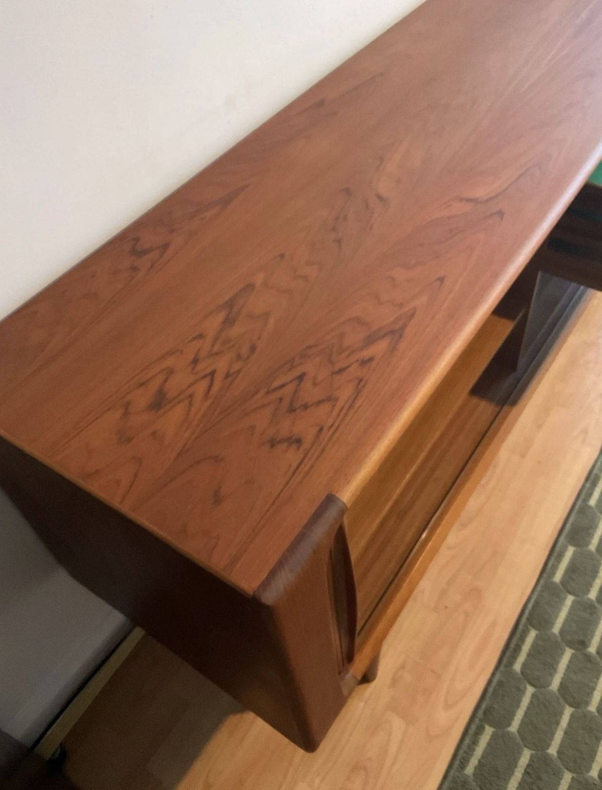Danish Teak Tambour Door Sideboard By Bernhard Pedersen & Son Model 142 photo buy