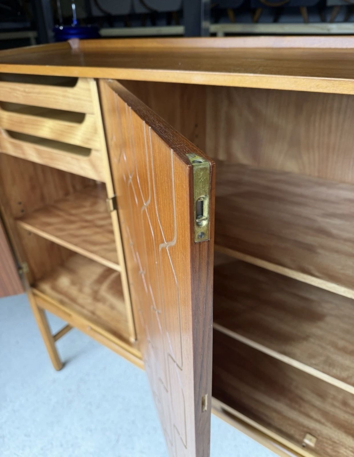 Swedish Mid Century High Sideboard Cabinet By David Rosen For Westbergs Möbler photo Furniture