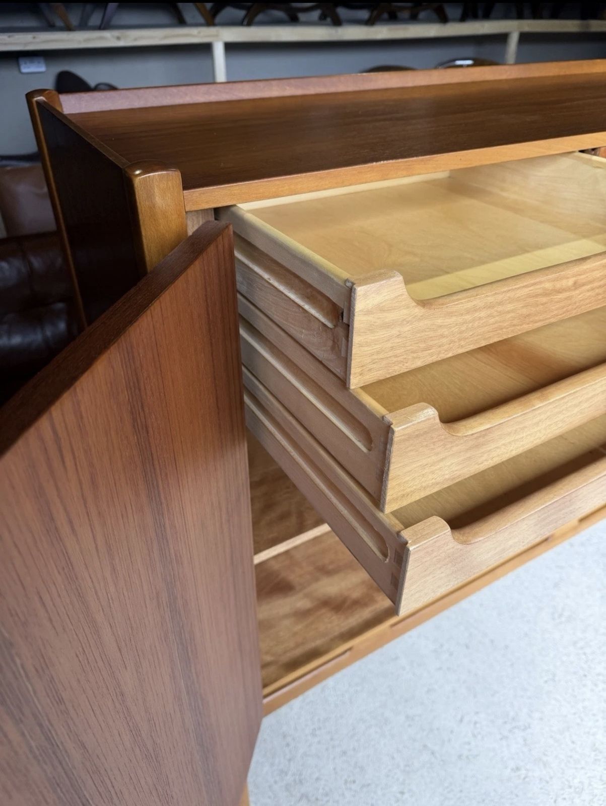 Swedish Mid Century High Sideboard Cabinet By David Rosen For Westbergs Möbler photo 3299.0