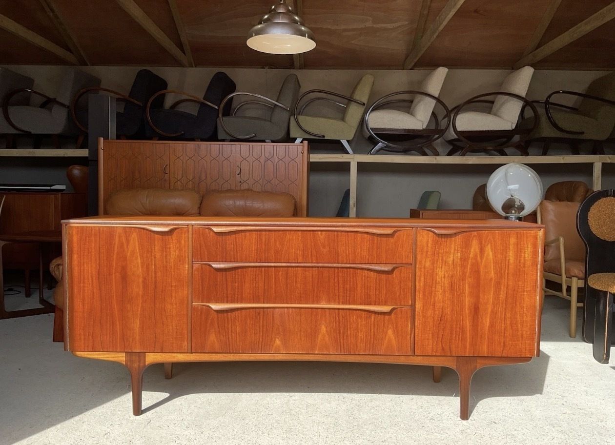 Mid Century “S” Form Teak Sideboard By Sutcliffee Todmorden 2211c 1960s photo furniture