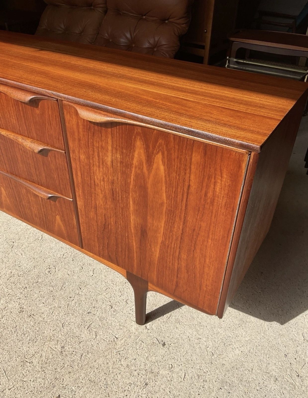 Mid Century “S” Form Teak Sideboard By Sutcliffee Todmorden 2211c 1960s photo 1425.0