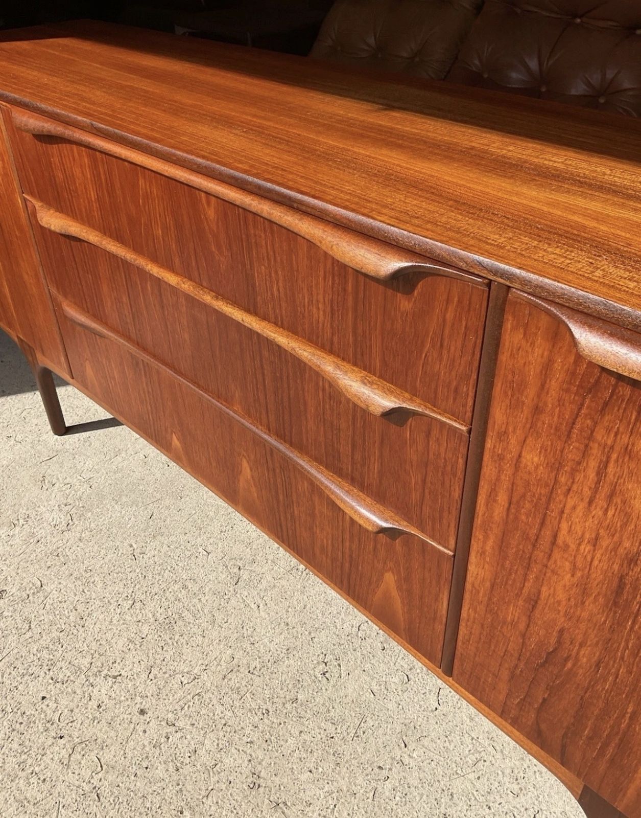 Mid Century “S” Form Teak Sideboard By Sutcliffee Todmorden 2211c 1960s photo vintage