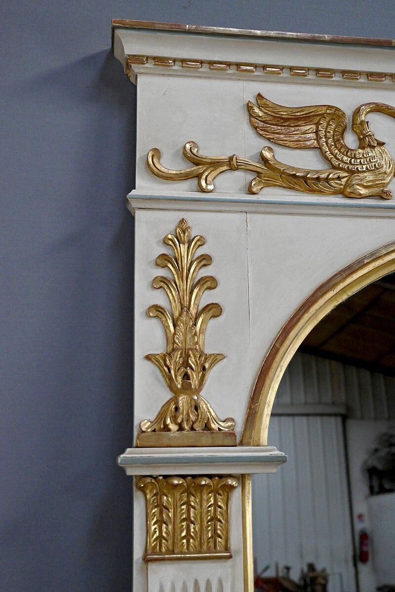Large Trumeau Mirror, Directoire Style – Early 20th Century photo vinterior