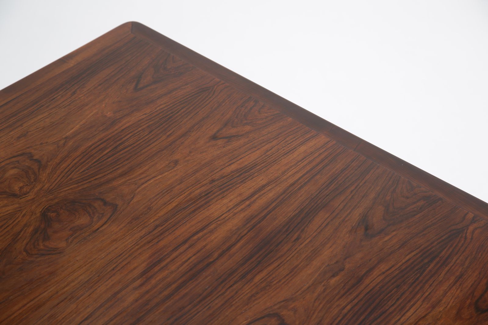 Grand Mid Century Swedish Coffee Table In Figured Rosewood, Sweden, 1960s photo 1095.0