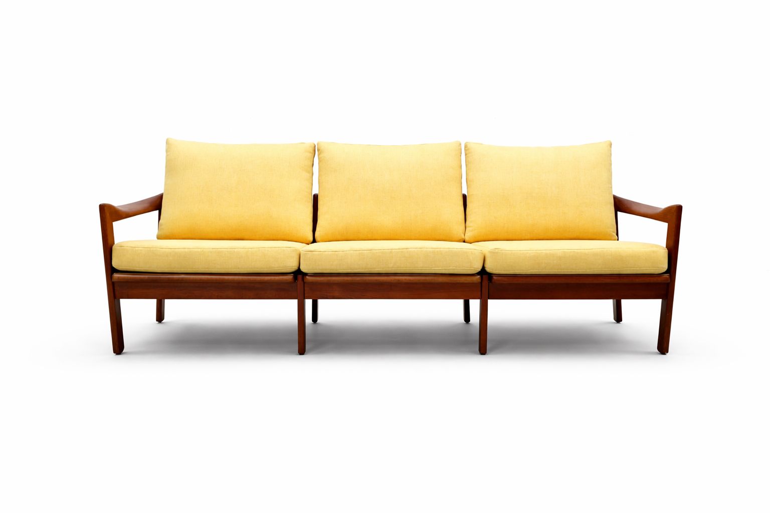 Illum Wikkelso Three Seater Sofa For Niels Eilersen, Denmark 1960s photo buy