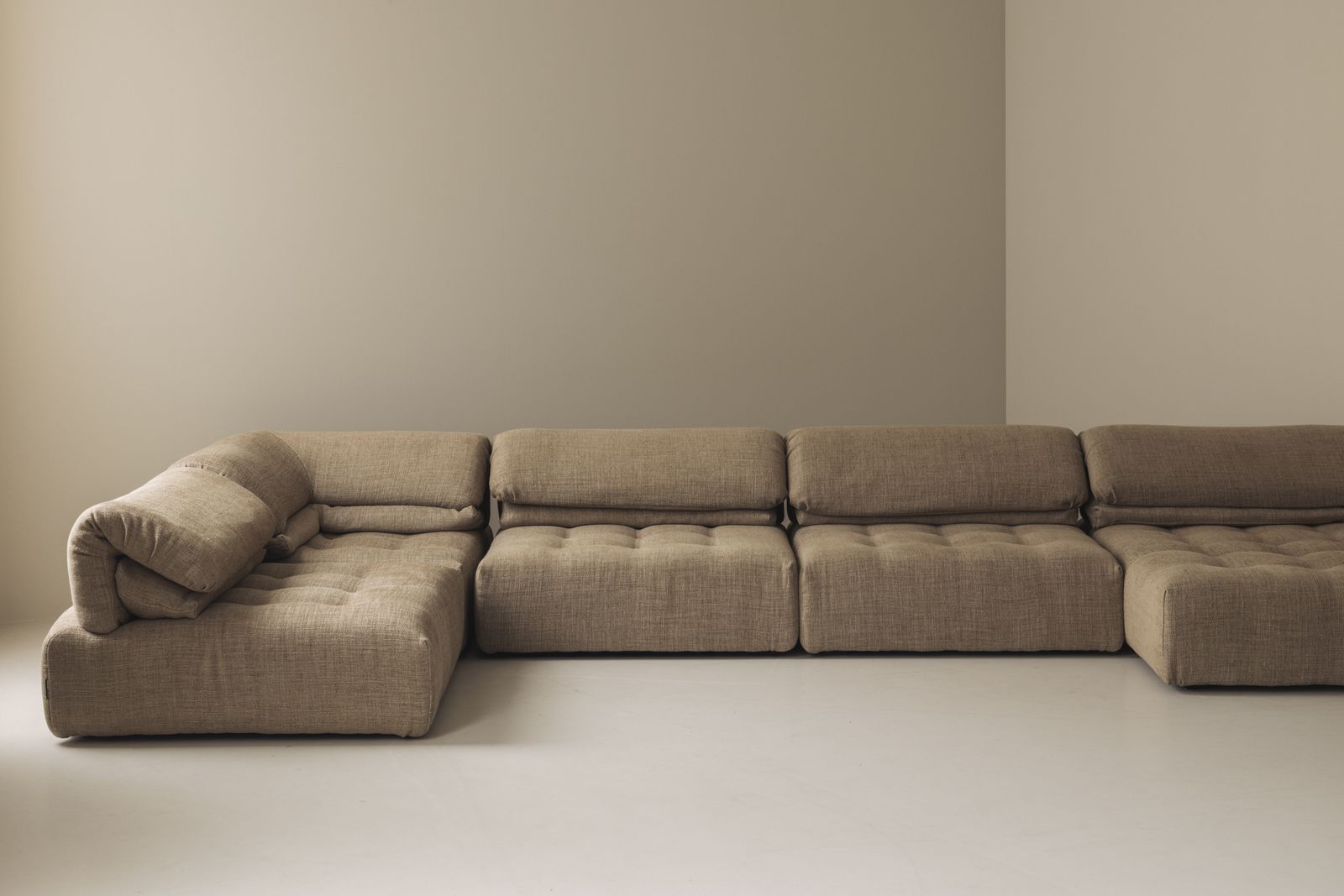 Fully Re Upholstered Modular Voyage Immobile Sofa By Roche Bobois, France 1990s. photo buy