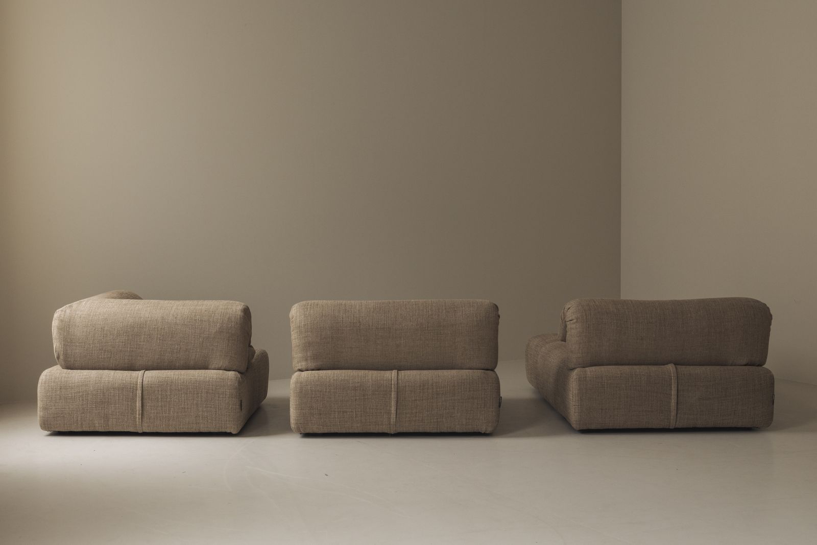 photo for sale Fully Re Upholstered Modular Voyage Immobile Sofa By Roche Bobois, France 1990s.