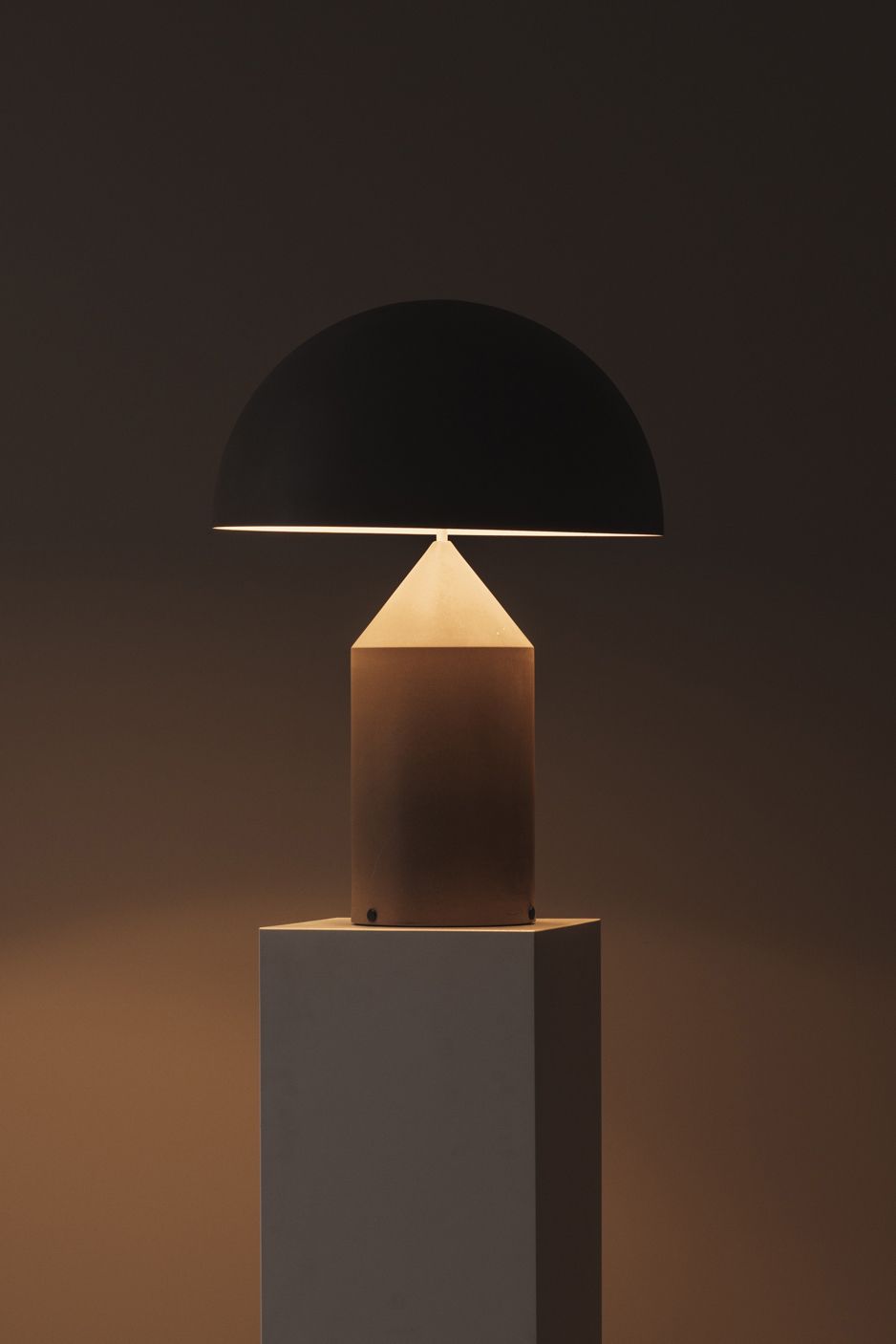 Lighting Rare First Edition Atollo Table Lamp By Vico Magistretti For Oluce, Italy 1977 photo