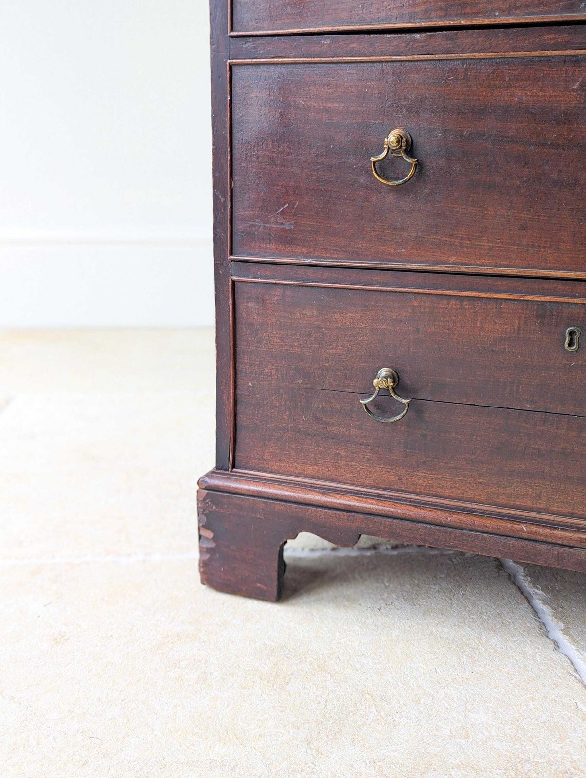 photo buy Antique Georgian Mahogany Commode Chest C.1800