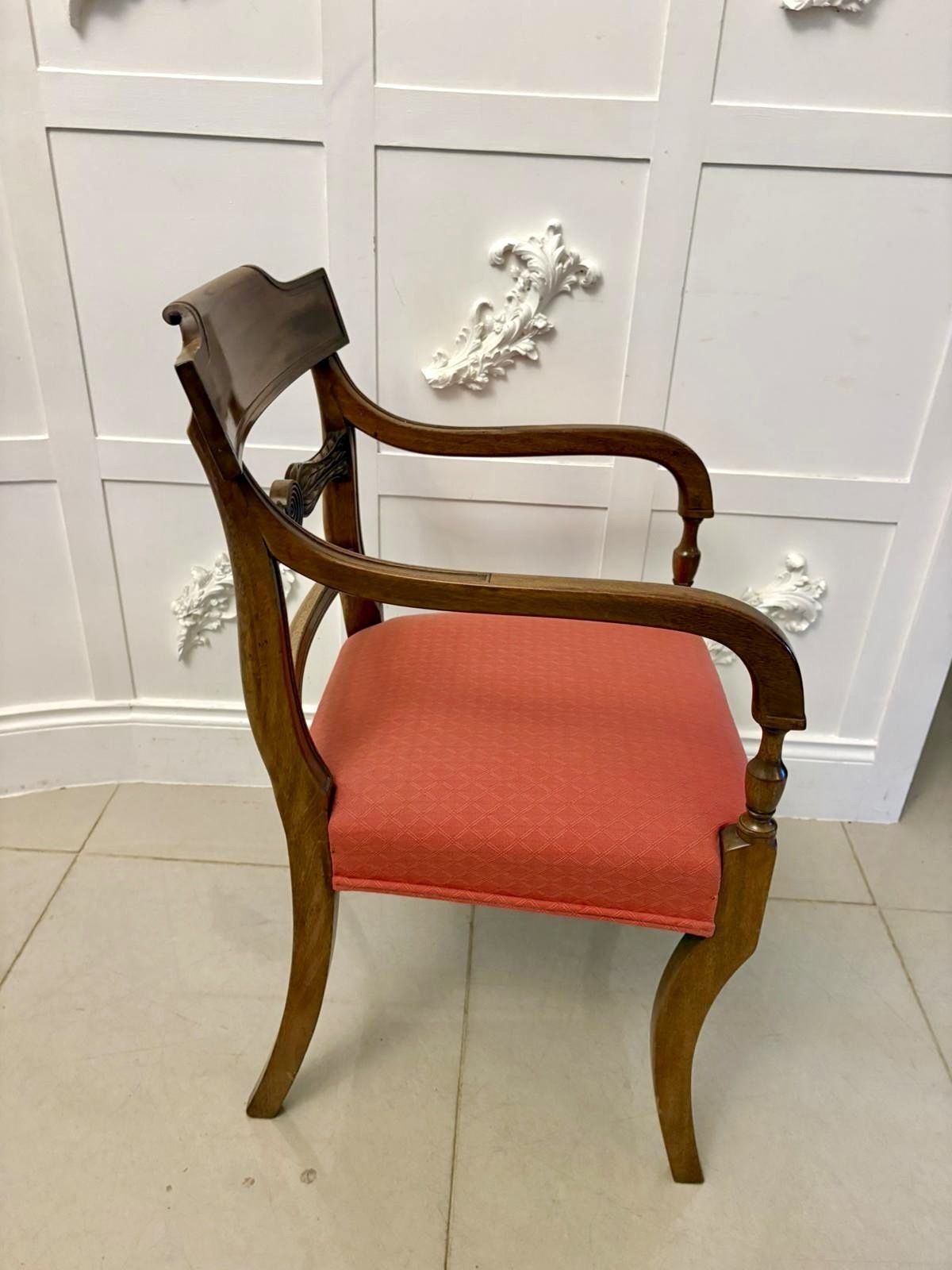 Antique 19th Century Set Of 12 Mahogany Dining Chairs Including 2 Carvers photo for sale