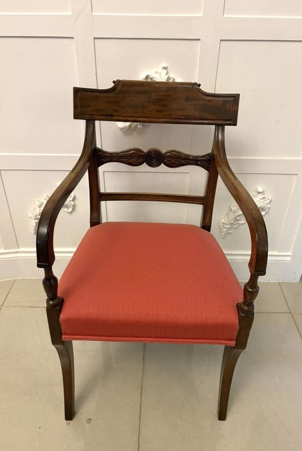 Antique 19th Century Set Of 12 Mahogany Dining Chairs Including 2 Carvers photo Furniture