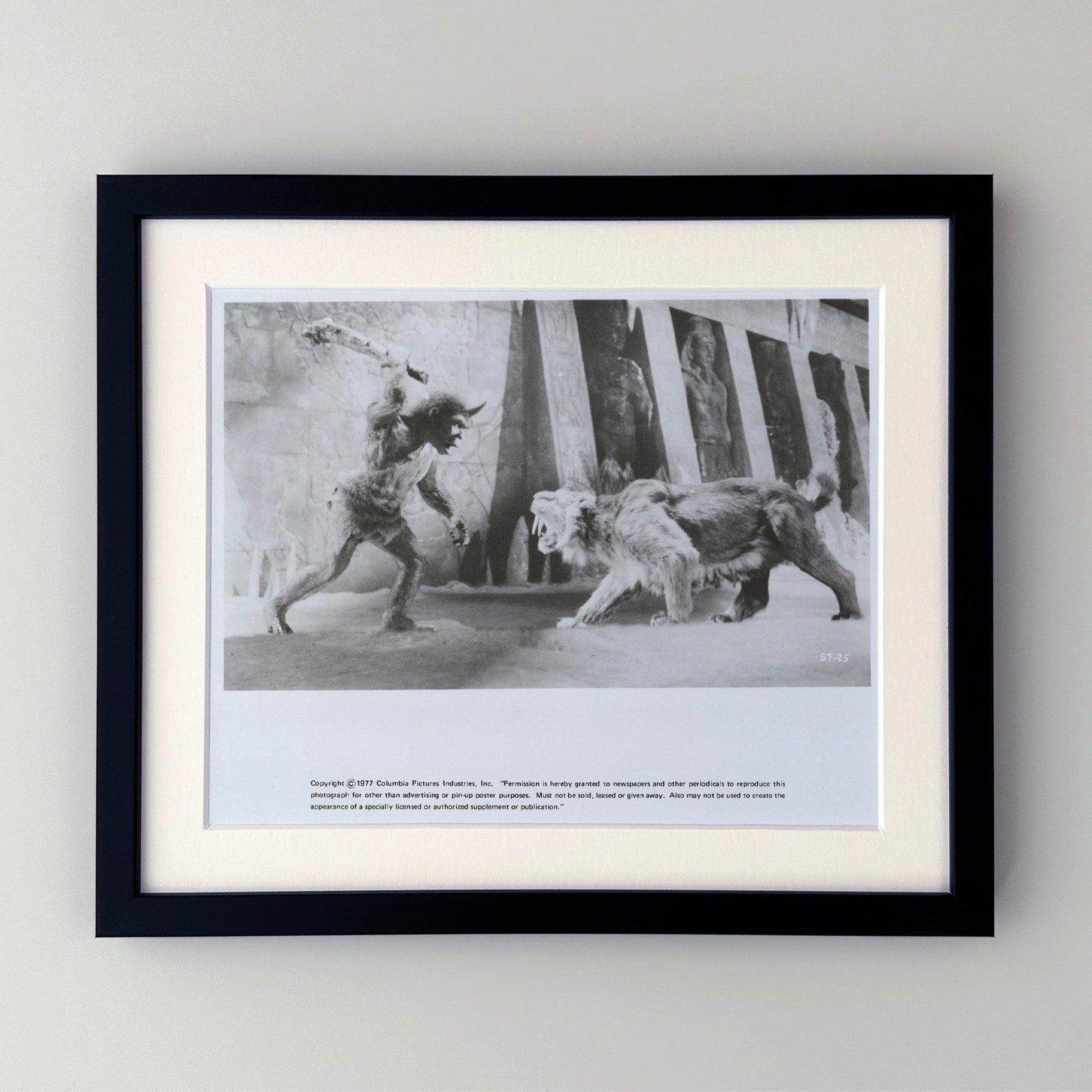 Sinbad And The Eye Of The Tiger (1977) Press Publicity Still   Framed photo furniture