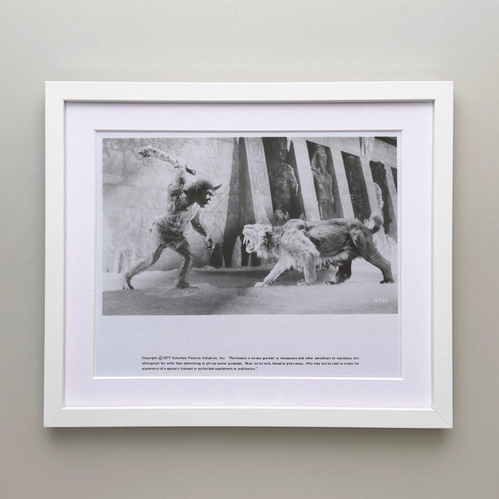 Sinbad And The Eye Of The Tiger (1977) Press Publicity Still   Framed photo for sale
