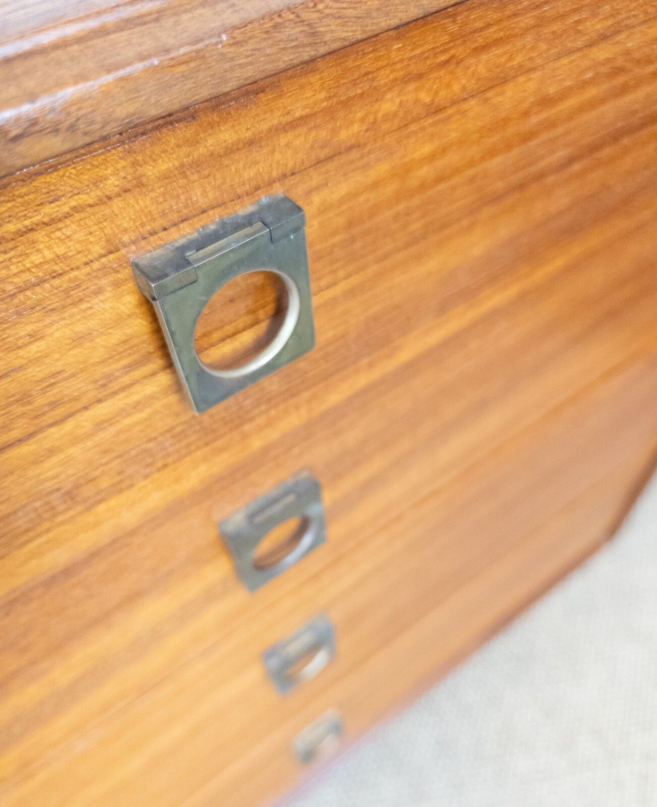 Pair Of Refinished Vintage Teak Mid Century Teak G Plan Form 5 Chest Of Drawers photo vintage