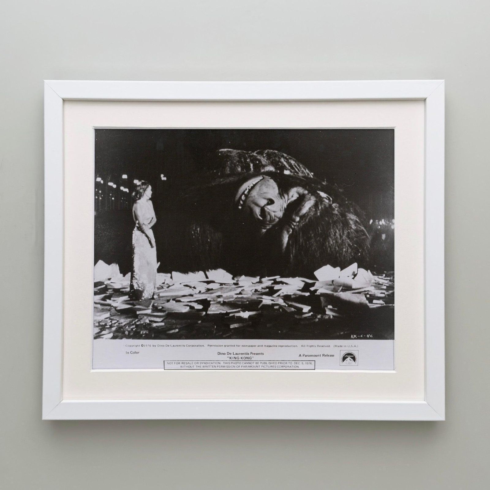 King Kong (1976) Press Publicity Still   Framed photo Art