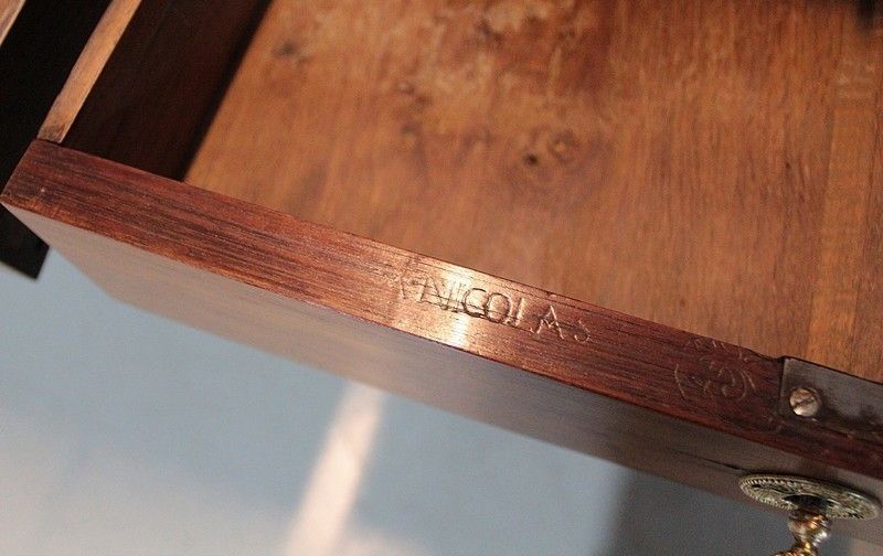photo furniture Office Cylinder Louis XVI Mahogany 18th
