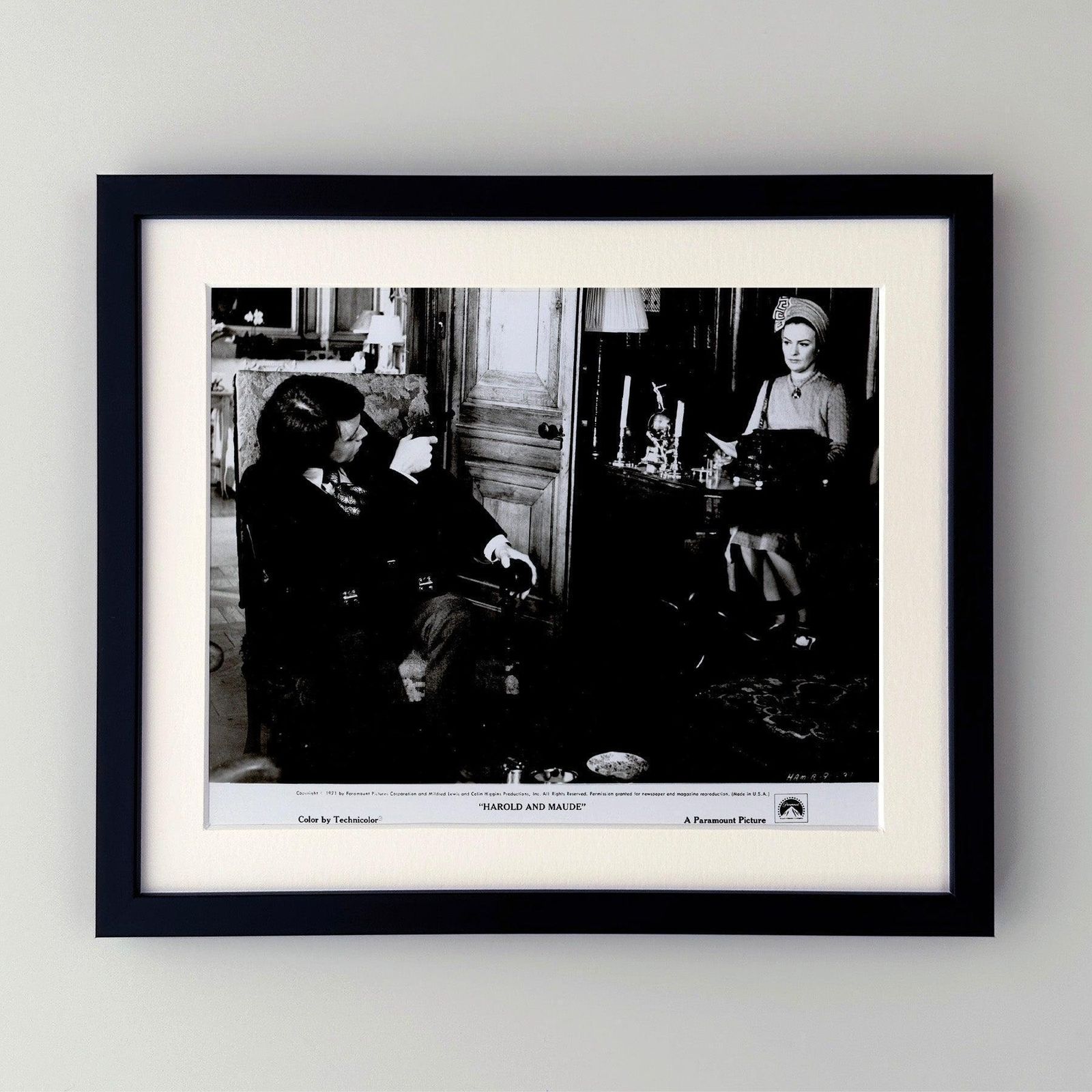Harold And Maude (1971) Press Publicity Still, ingelijst photo furniture