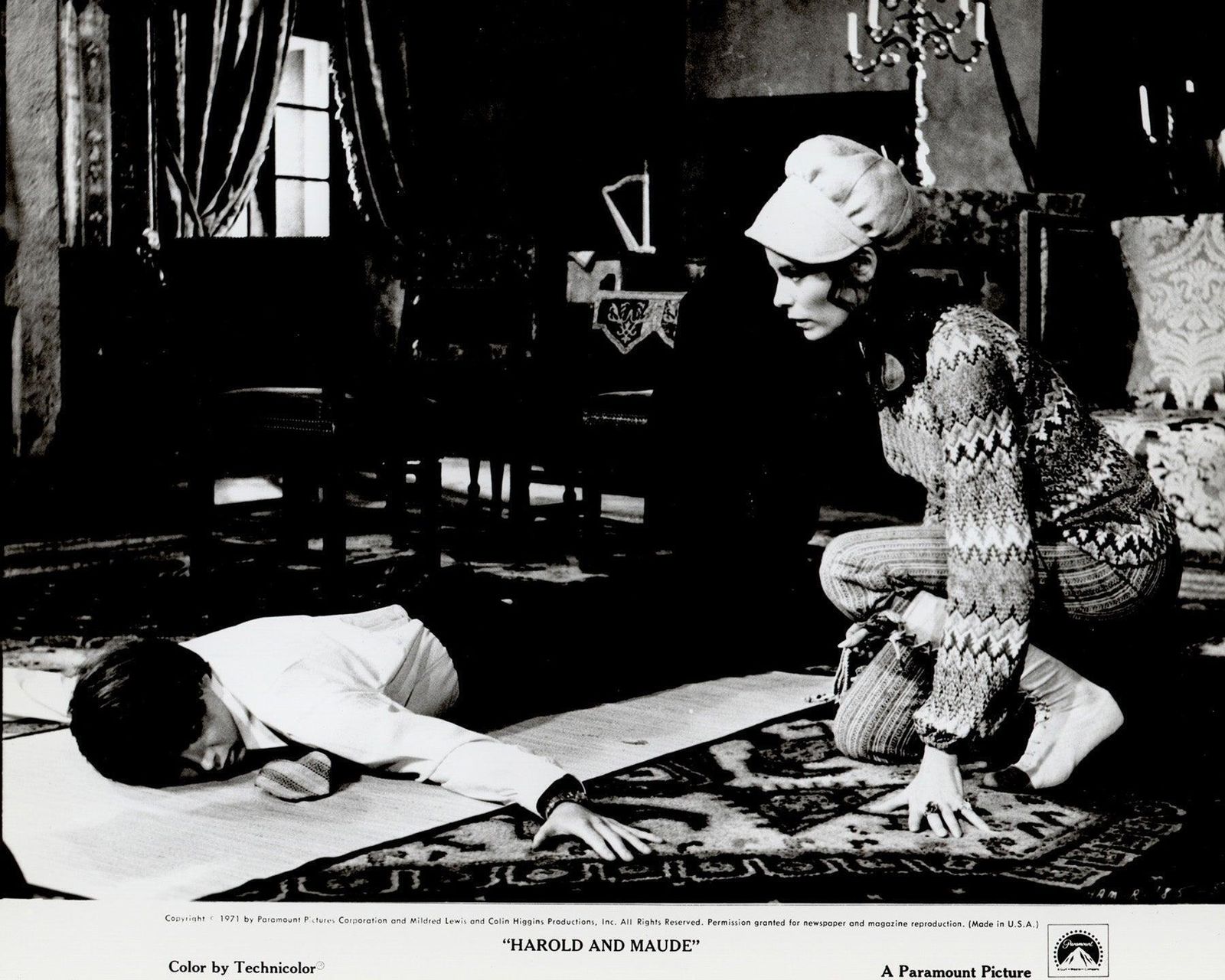 Harold And Maude (1971) Press Publicity Still   Framed photo vinterior