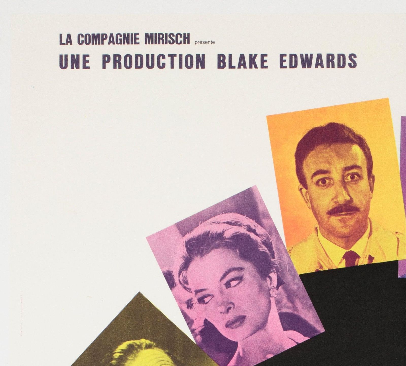 Affiche française moyenne du film The Pink Panther, 1964, Clément Hurel photo for sale