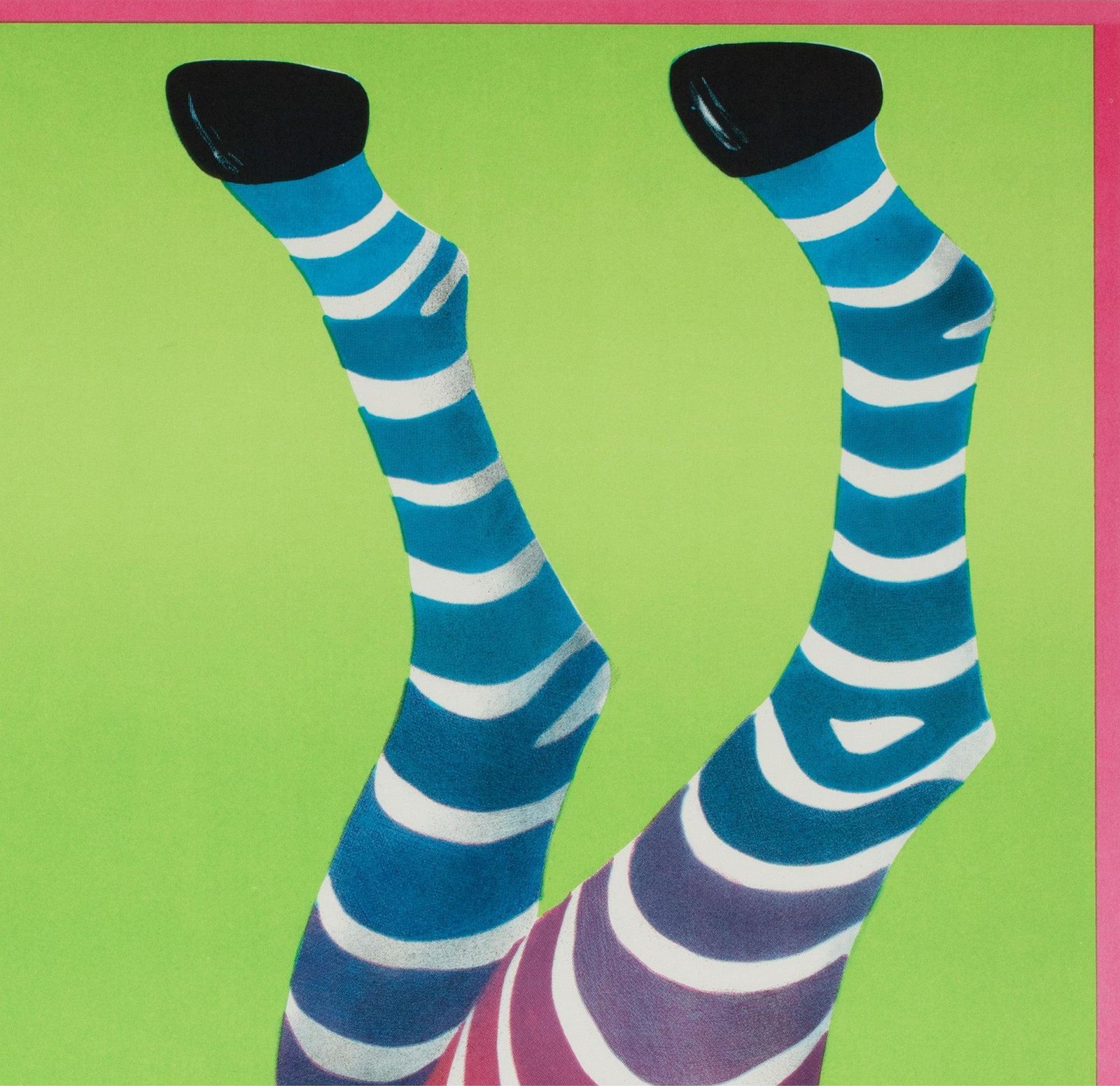 Cyrk Zebra Acrobat 1979 Polish Circus Poster, Hubert Hilscher photo Art