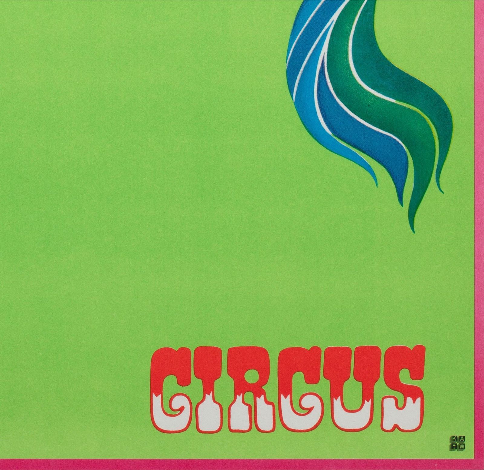 Cyrk Zebra Acrobat 1979 Polish Circus Poster, Hubert Hilscher photo vintage