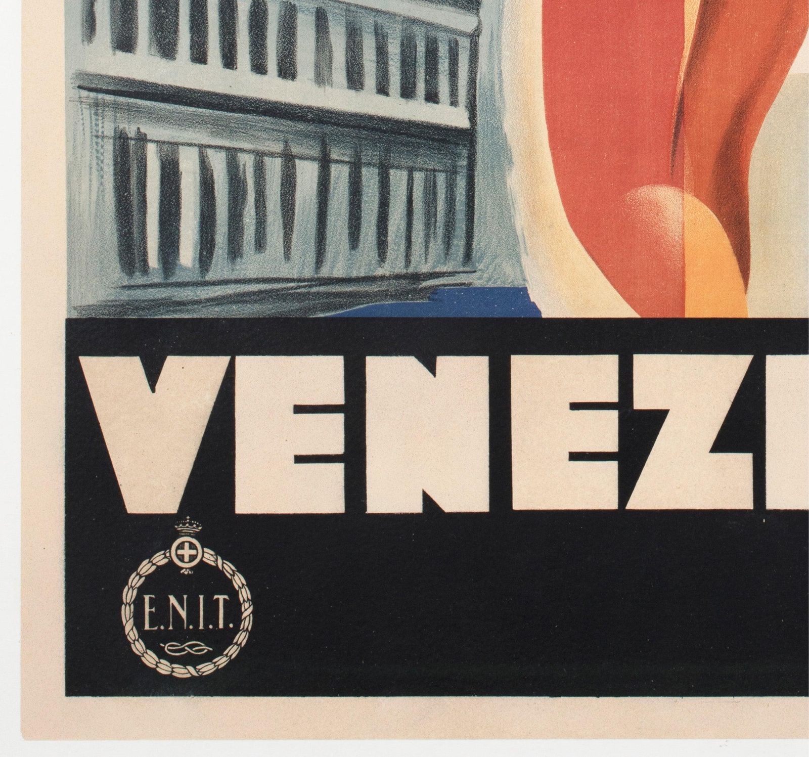 Venice Venezia Lido ca. 1930 Italiaans ENIT Reisadvertetieposter photo buy