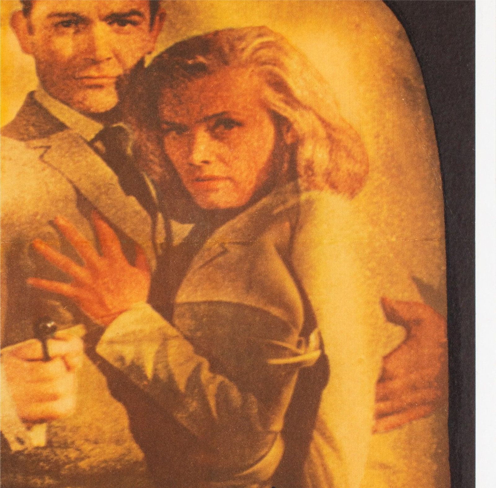 Goldfinger 1964 Uk Double Crown Advance Style A Film Poster, Robert Brownjohn photo vinterior