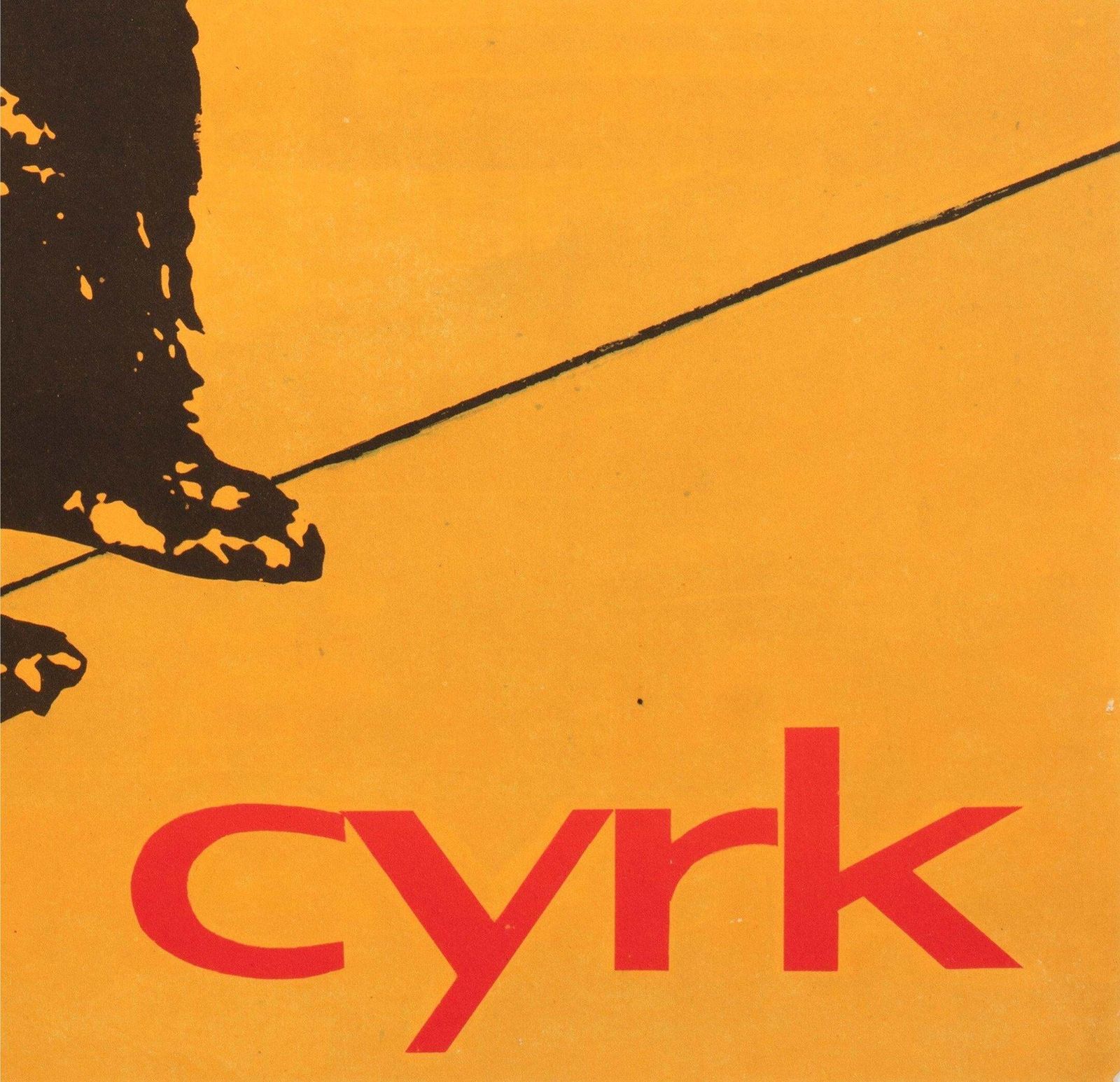 Cyrk Juggling Tightrope Bear 1971 Polish Circus Poster photo buy