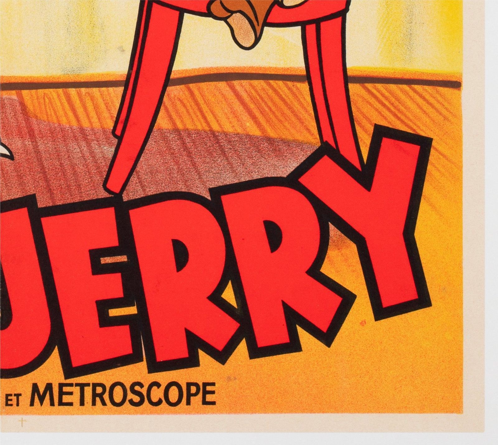Tom And Jerry 1954 French Film Festival Poster photo vintage