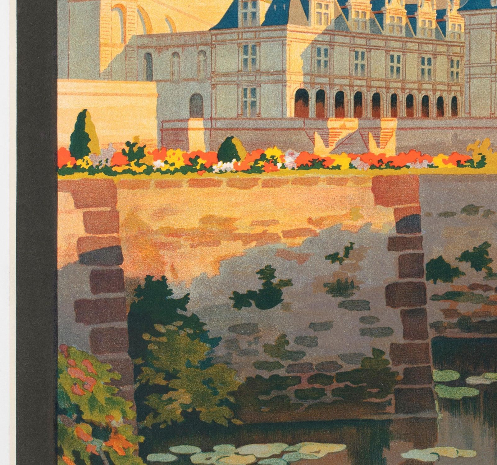 Villandry C1923 Franse reisadvertetieposter, Constant Duval photo 1625.0