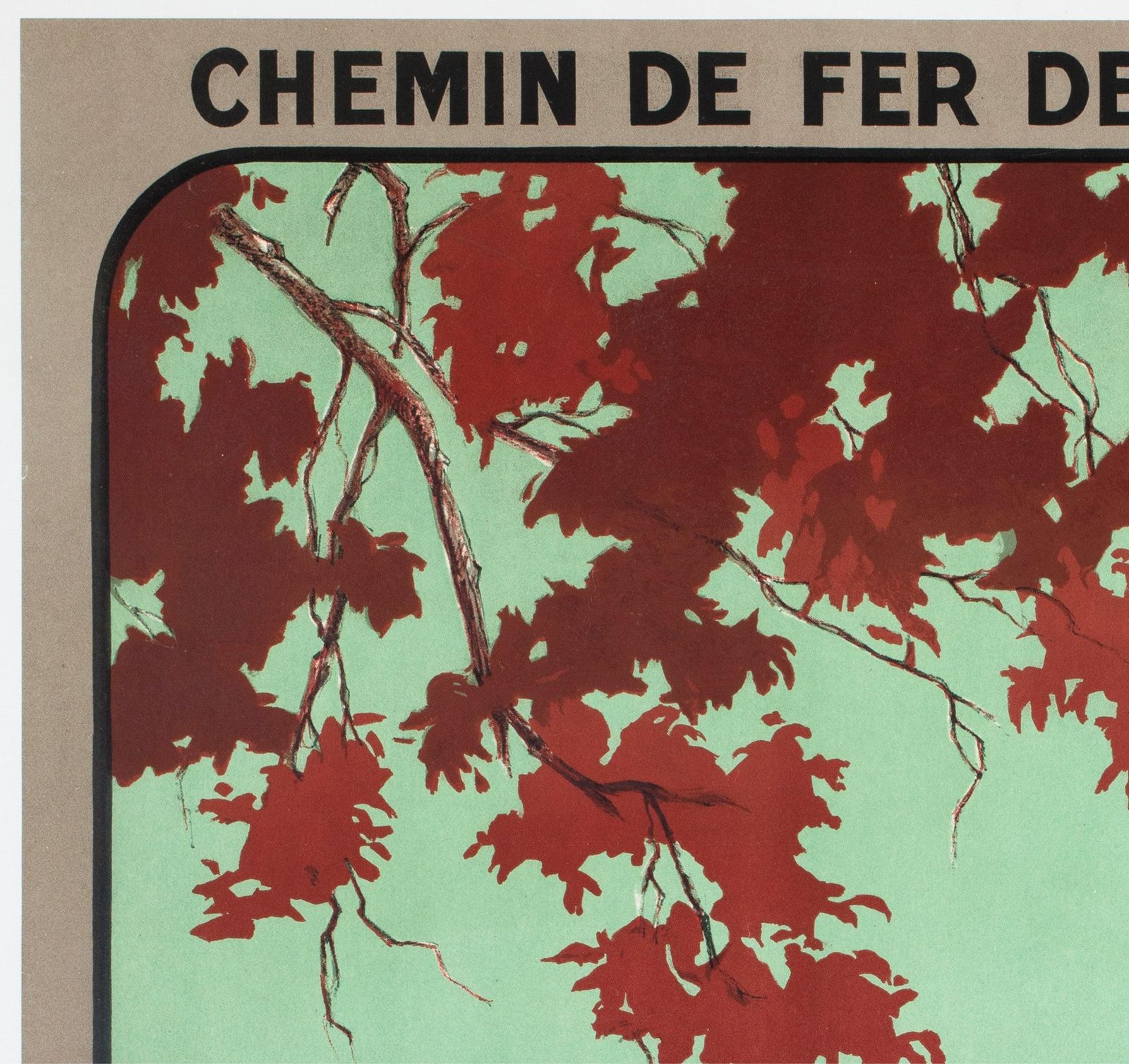 Affiche publicitaire de voyage Valencay C1926, Jean Charles Hallo photo for sale