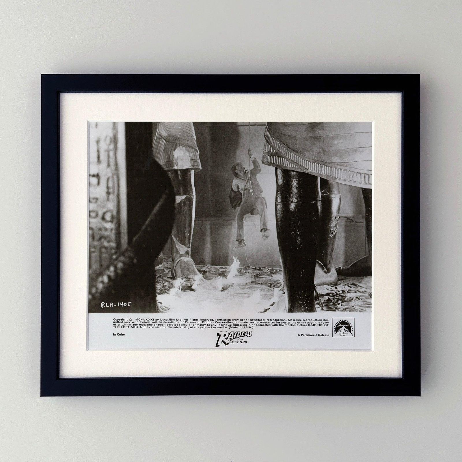 Raiders Of The Lost Ark 1981 Press Publicity Still, ingelijst photo furniture