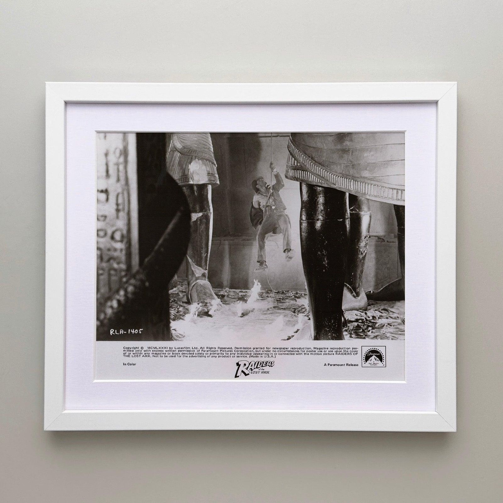 Photo de presse Raiders Of The Lost Ark 1981, encadrée photo for sale