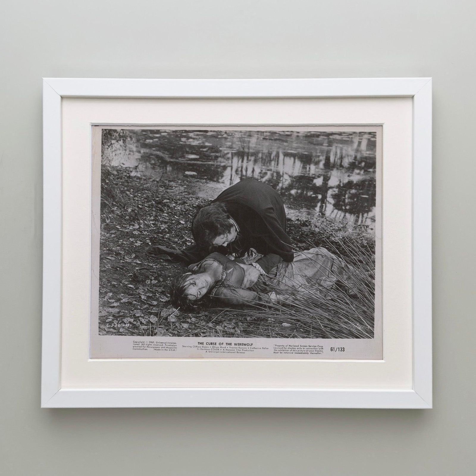 The Curse Of The Werewolf 1961 Lobby Card, ingelijst photo Kunst