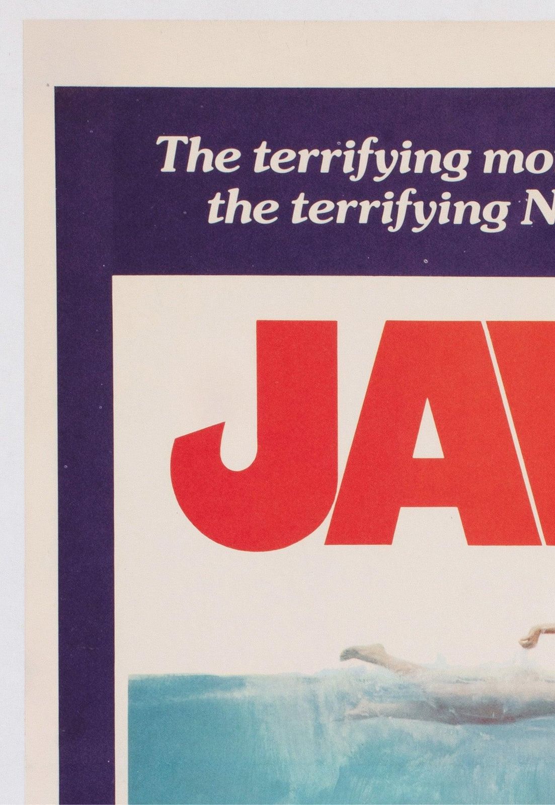 Affiche de cinéma australienne Daybill pour Jaws, 1975, Roger Kastel photo for sale