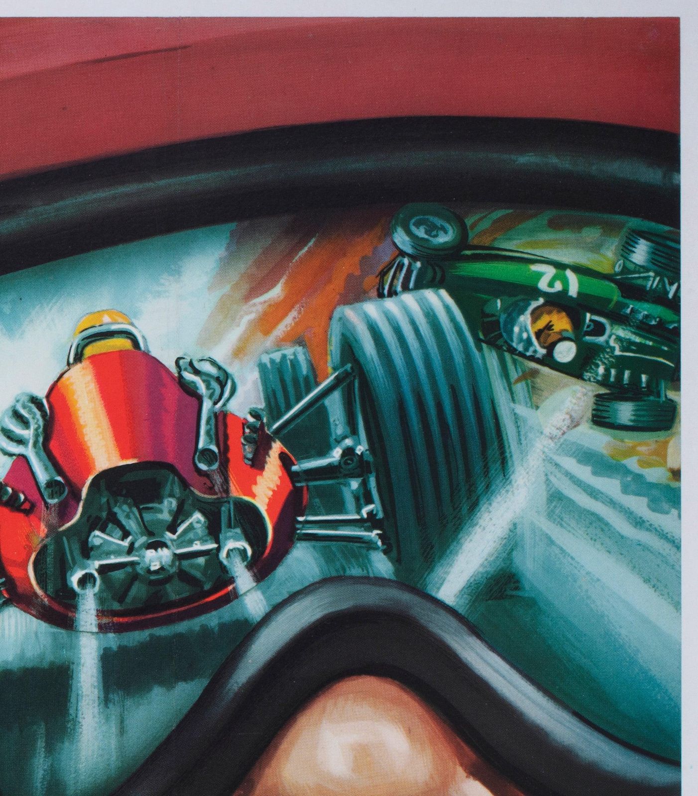 Grand Prix 1968 Uk Quad Film Poster photo 2925.0