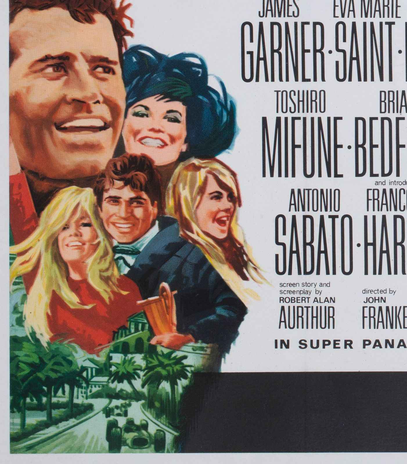 Grand Prix 1968 Uk Quad Film Poster photo vinterior