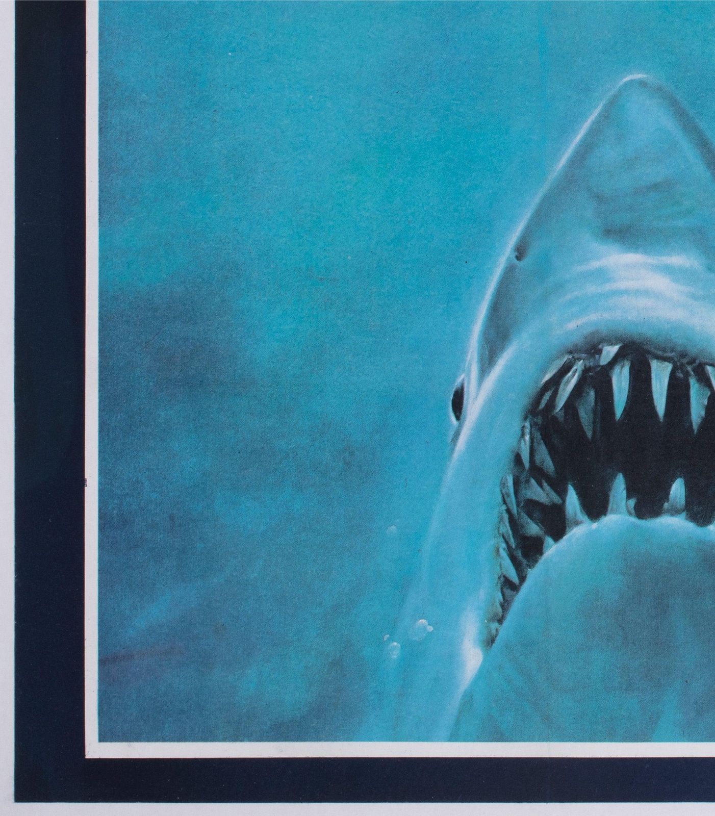 Affiche de cinéma Jaws 1975 UK Quad, Roger Kastel photo vinterior
