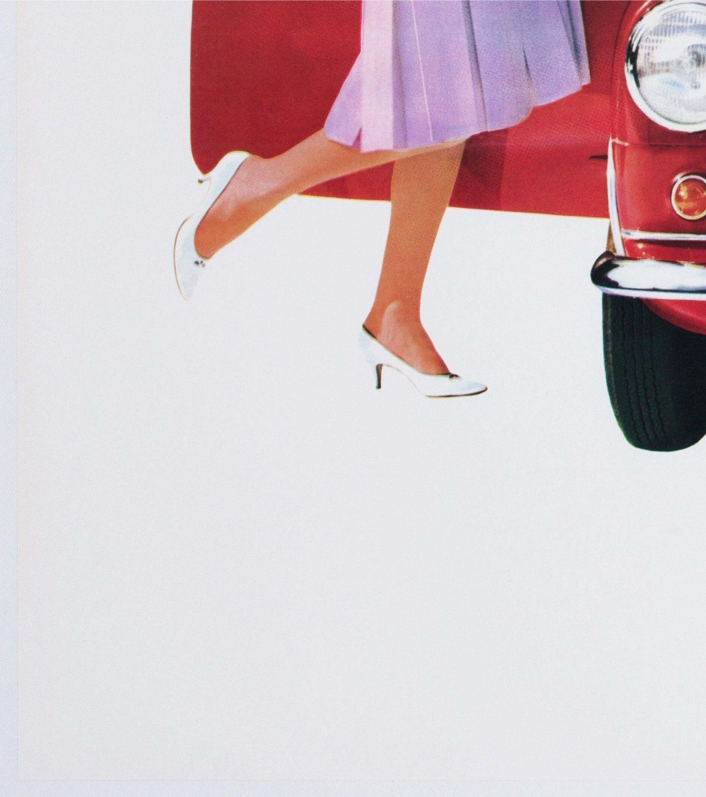 Morris 850 Mini 1960 Uk Dealer Poster photo vinterior