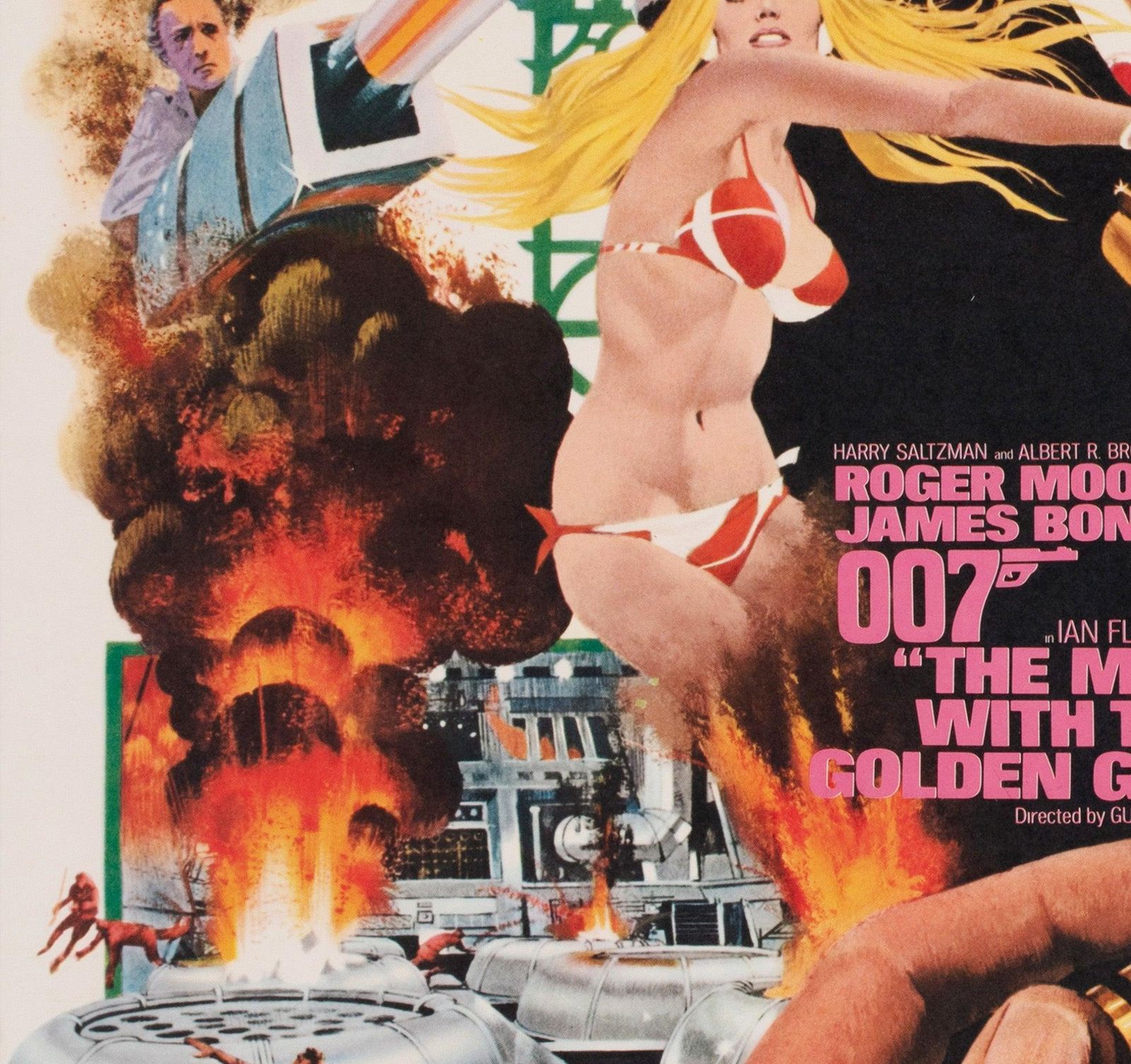 Affiche de cinéma japonaise B2 pour The Man With A Golden Gun, 1973, Robert McGinnis photo 1258.0