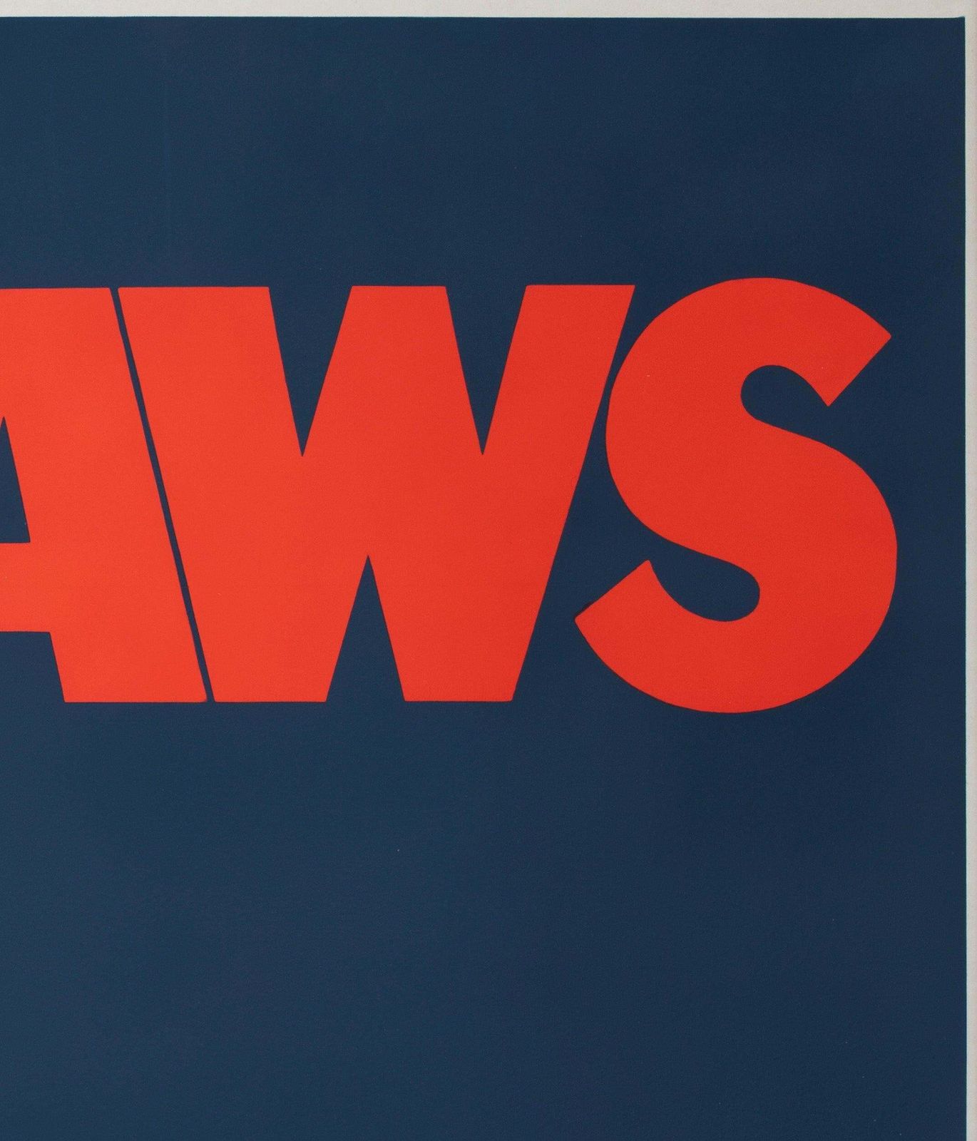 Affiche de film Jaws 1975 format Subway US, Advance sans date, Roger Kastel photo 13909.0