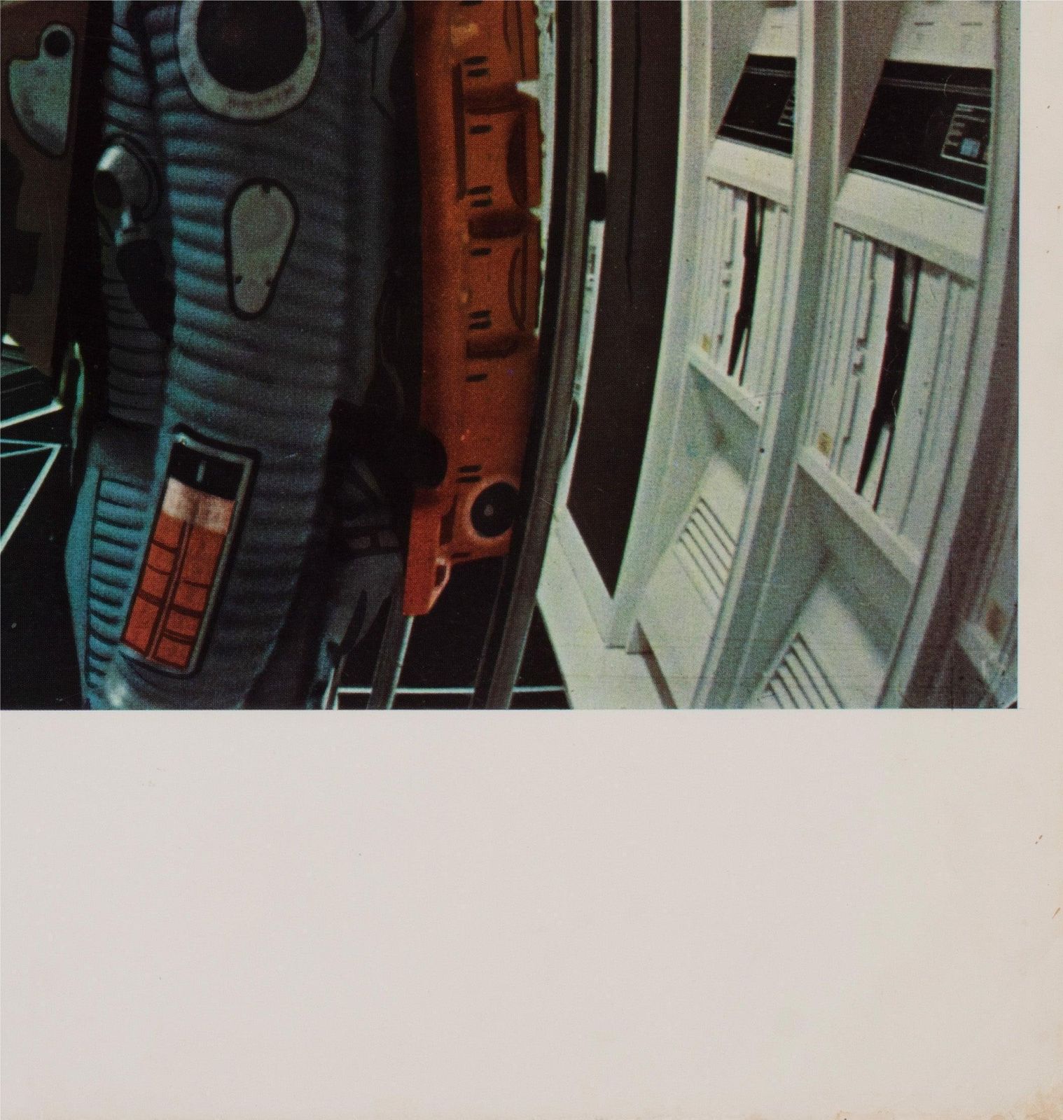 2001 A Space Odyssey 1968 Italian Jumbo Still Film Poster, Hal Spying photo vintage