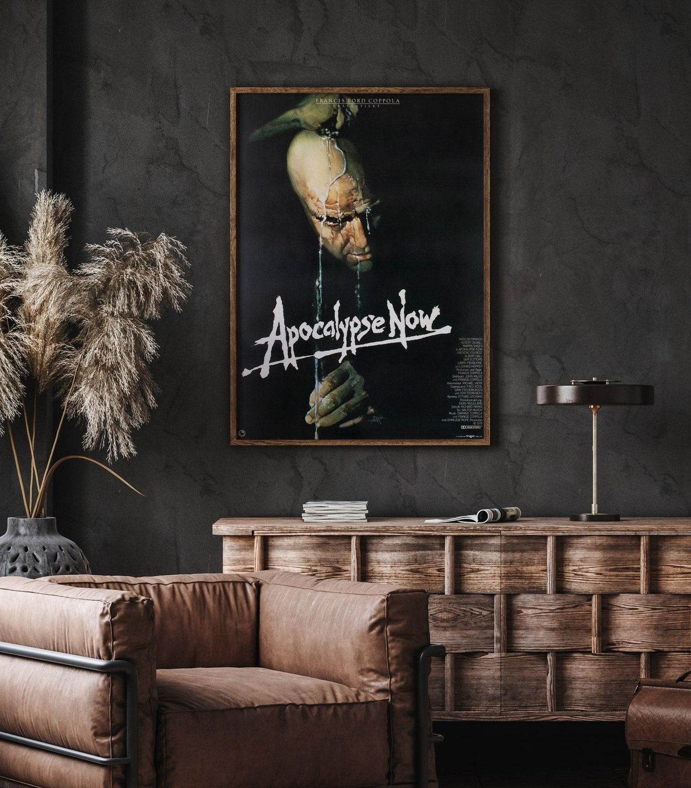 Affiche de cinéma allemande A1 Style C, Apocalypse Now, 1979, Bob Peak photo furniture