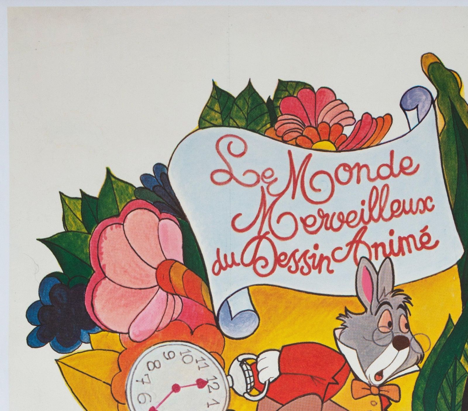 Affiche de cinéma française Grande, Alice au pays des merveilles, réédition années 1970 photo for sale