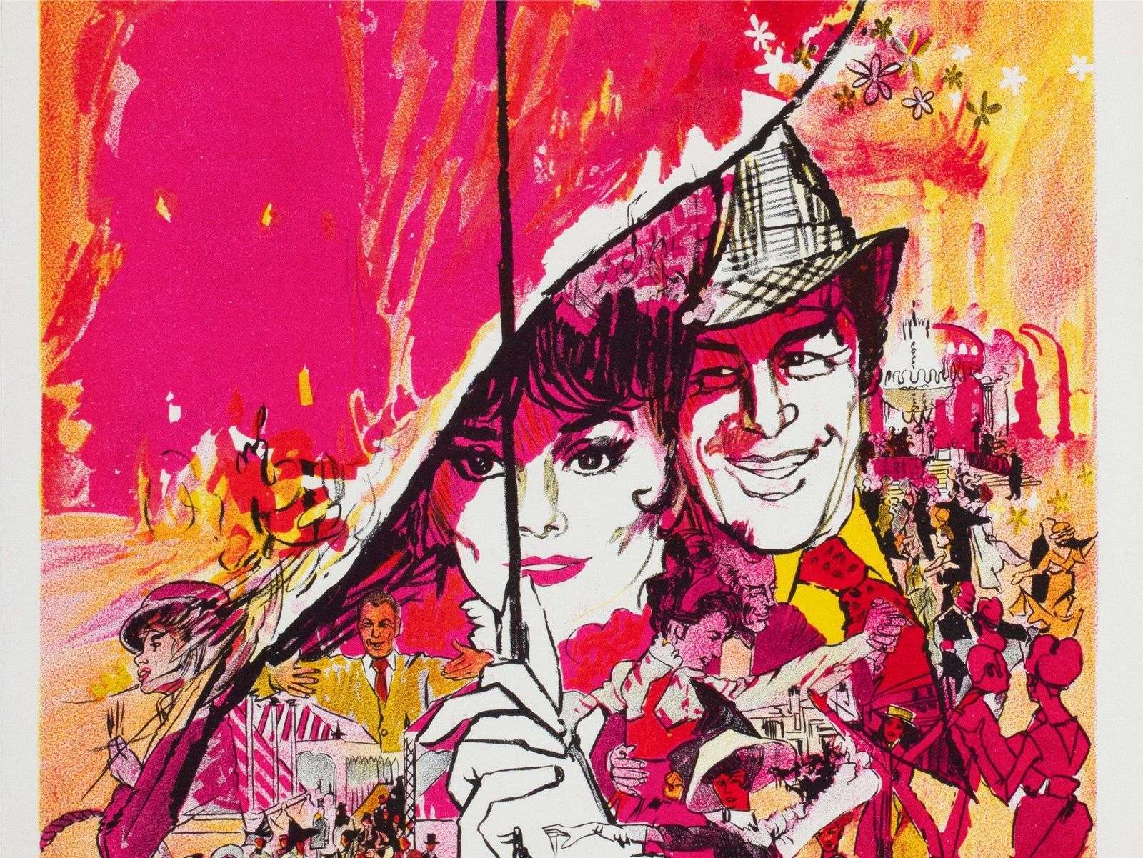 Affiche de cinéma australienne Daybill My Fair Lady 1964, Bob Peak photo Art