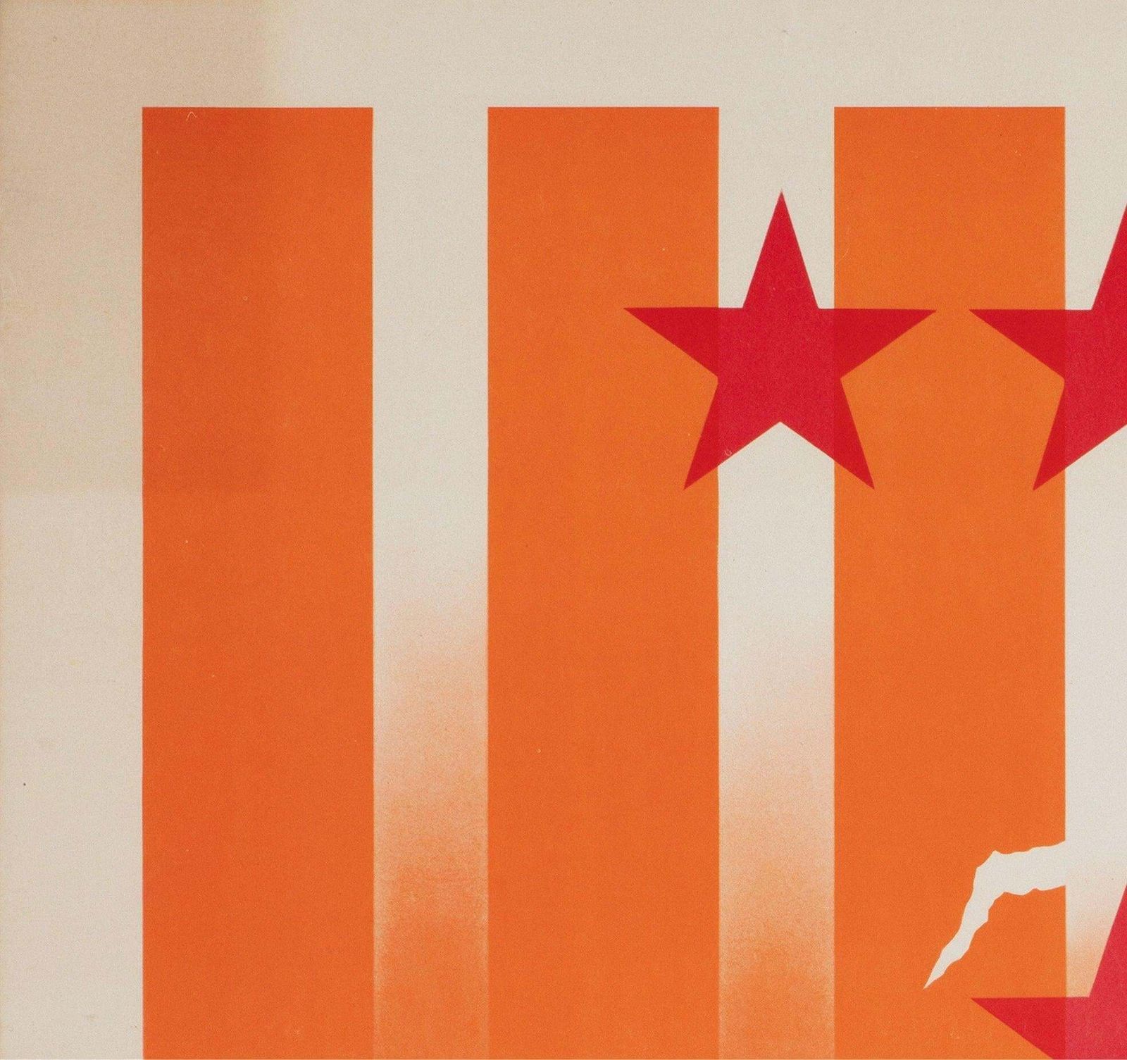 Affiche de cinéma japonaise B2 Easy Rider 1969, style orange photo for sale