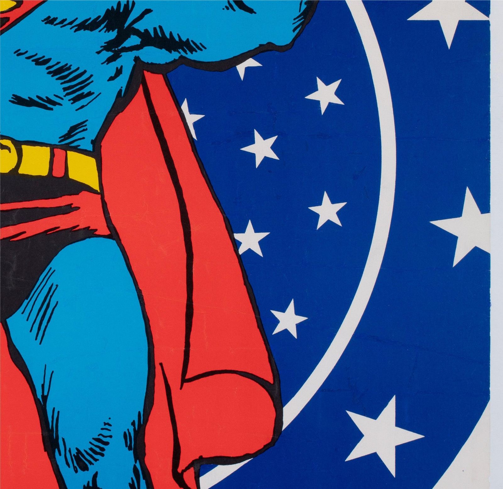 Affiche vintage Superman 1971 Bullseye Peace Panel, Swan And Anderson photo vinterior