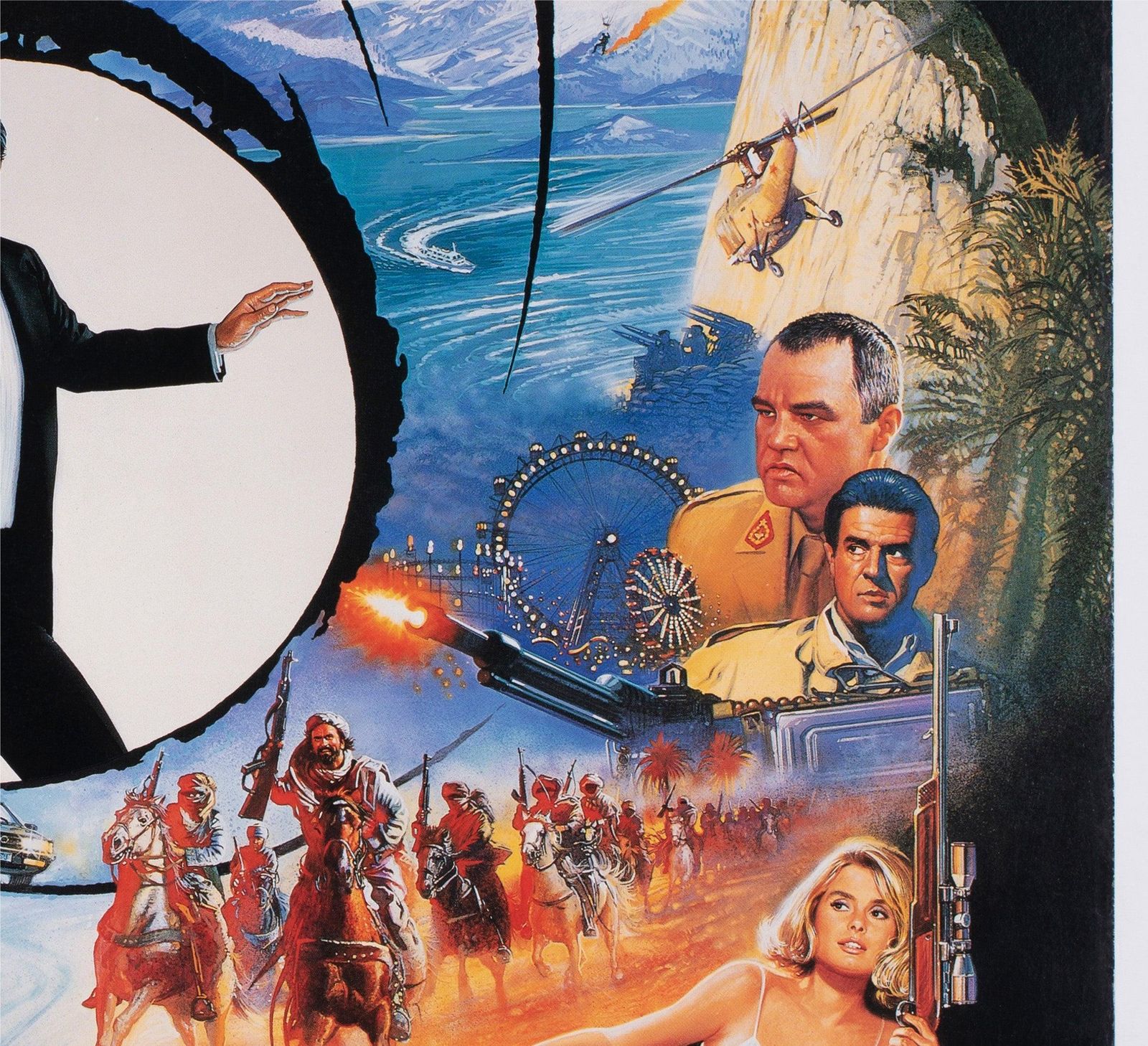 The Living Daylights 1987 Japanese B1 Film Poster, Brian Bysouth photo vinterior